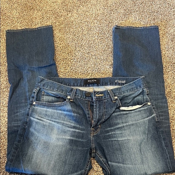 Big Star Dark Blue Straight Jeans like new without tags - Picture 4 of 6